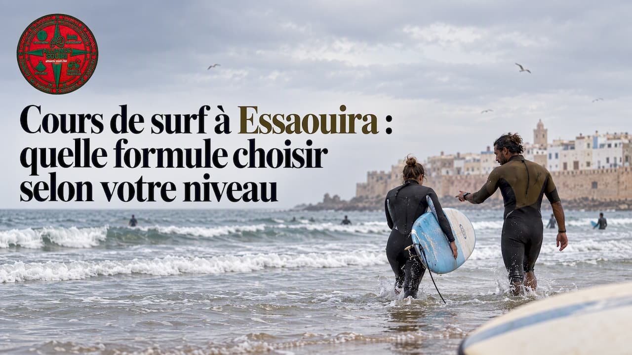 Cours de surf à Essaouira : quelle formule choisir selon votre niveau
