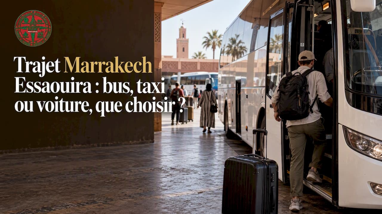 Trajet Marrakech Essaouira : bus, taxi ou voiture, que choisir ?